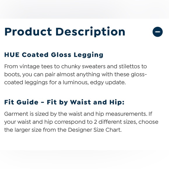 HUE Shiny Black Women's Leggings - Picture 3 of 7